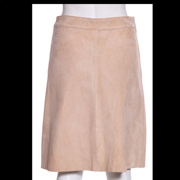 Tan Suede Skirt - Picture 4 of 4